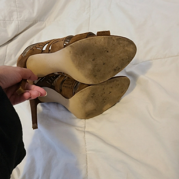 Zara suede heels size 38 - Picture 4 of 4
